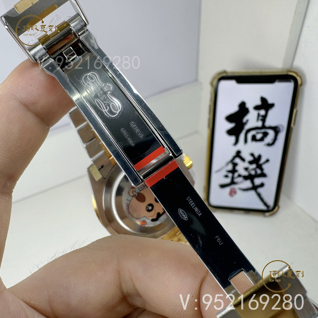 ARF廠新品勞力士配重版格林尼治間金皮蛋圈126713重量多少-復(fù)刻表