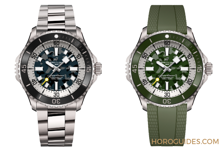BREITLING - 彩虹時標面、46mm千米深潛新表同步現身|BREITLING Superocean系列新表
