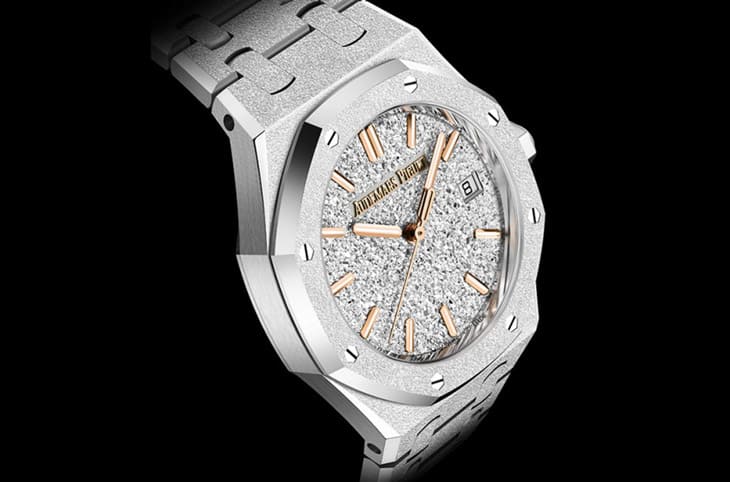 愛彼皇家橡樹系列再添新作:霜金自動表的璀璨工藝-復刻表