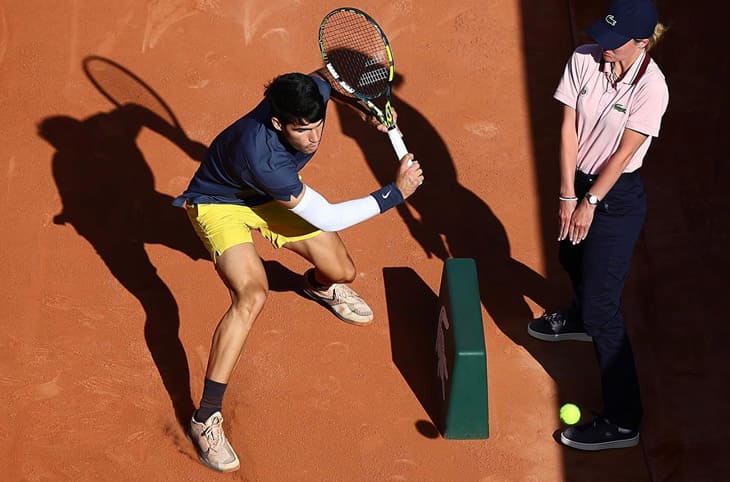 2024法網(wǎng)男單冠軍「小蠻牛」Alcaraz領獎不忘戴著勞力士愛表-復刻表